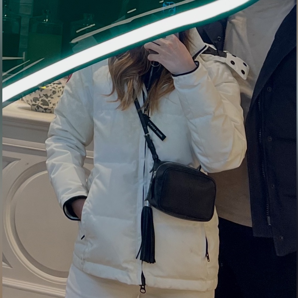 Canada Goose Women’s White Puffer Jacket